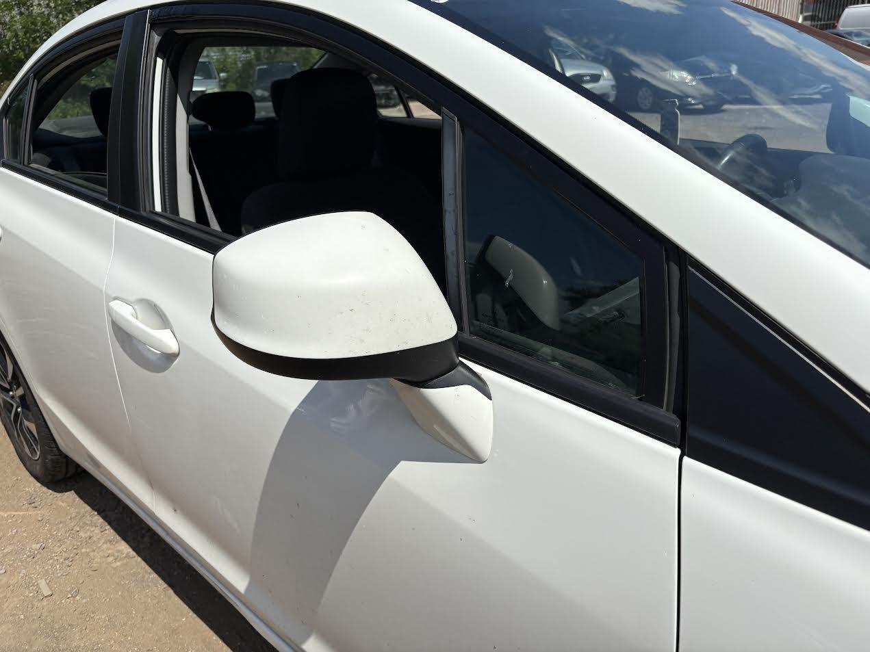 Used OEM RH Passenger Door Heated Mirror fits 2013 Honda Civic 76208TR6C11