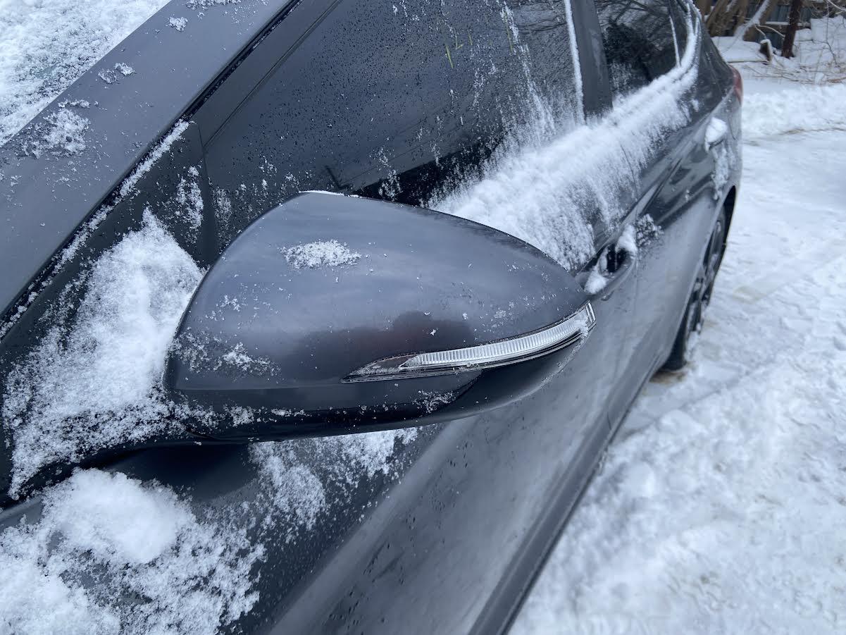 Used OEM L Door Mirror w/o memory, w/ blind spot, w/ turn signal fits 2017-2018 Hyundai Elantra 87610F3030 87610F2290