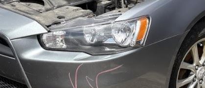 Used OEM LH Halogen Headlight fits 2009-2017 Mitsubishi Lancer 8301C361 8301B861