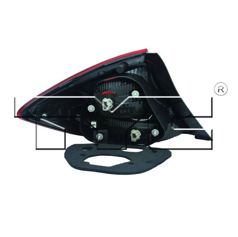 New Right Hand Side Taillight fits 2013-2015 Honda Civic 33500TR0A51