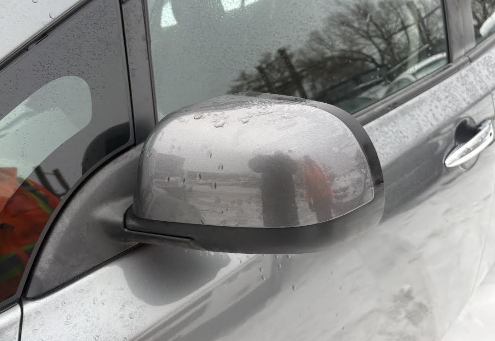 Used OEM LH Driver Door Mirror w/o camera fits 2013-2017 Nissan Leaf 963024NC0C, 963741HK5B