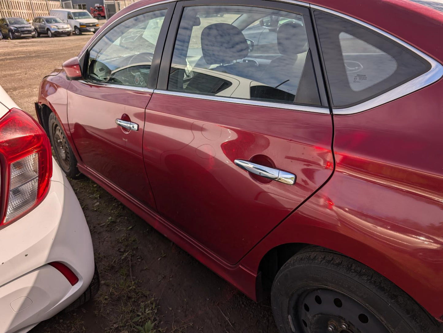 Used OEM L Door Mirror fits 2013-2015 Nissan Sentra 963023SG0B