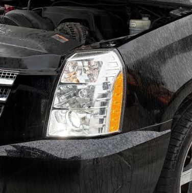 Used OEM LH HID Headlight fits 2009-2014 Escalade, 2010-2014 Escalade ESV, 2009-2013 Escalade EXT