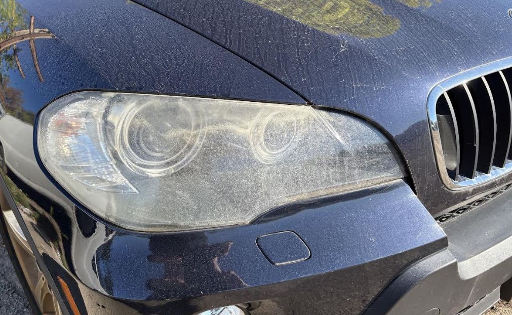 Used OEM RH Passenger Side Headlight fits 2007-2011 BMW X5 63117289002 63117223750 63127192572