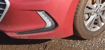 Used OEM LH Driver side Daytime Running Front Lamp fits 2017-2018 Hyundai Elantra 92207F2100