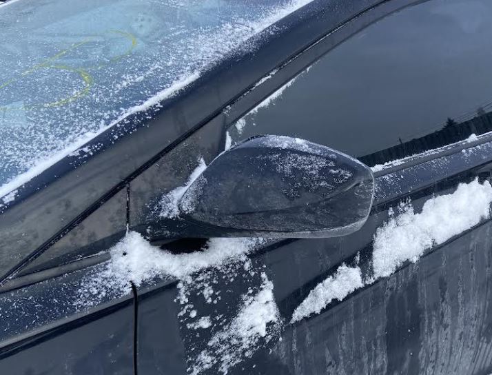 Used OEM LH Driver Door Mirror w/o turn signal fits 2014-2016 Hyundai Elantra 876103Y500