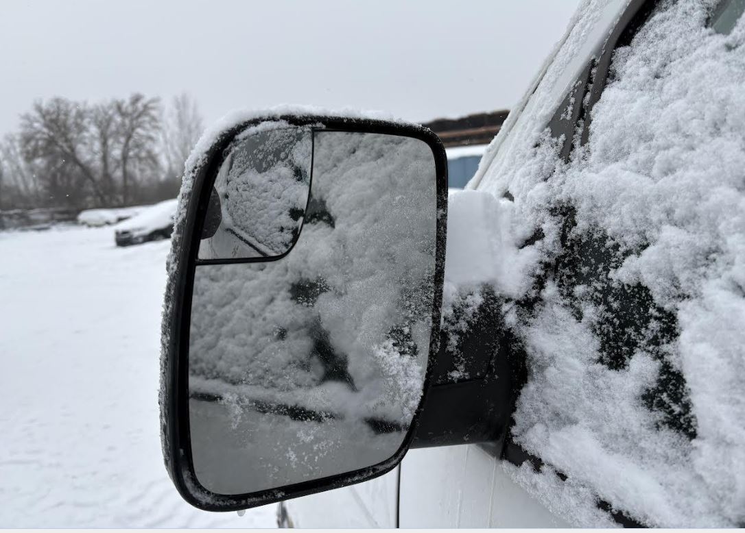 Used OEM LH Driver Door Mirror fits 2010-2014 Ford E150/E250/E350 AC2Z17683BA