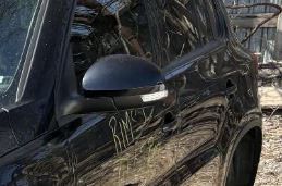 Rétroviseur extérieur gauche d'origine d'occasion, compatible avec VW Tiguan 2009-2018 (références : 5N1857507P9B9, 5N0857537GRU, 5N0857521A).