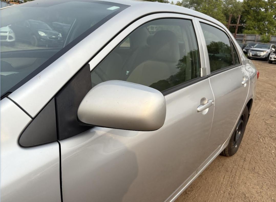 Rétroviseur extérieur gauche d'origine (OEM) d'occasion avec dégivrage, compatible avec Toyota Corolla 2009-2013, références : 8794012D80 et 8790902A81