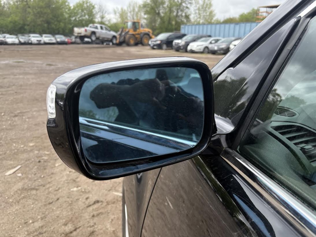Rétroviseur extérieur gauche d'origine (OEM) d'occasion, compatible avec Acura MDX 2010-2013 (références : 76250STXA12ZC et 76250STXA11ZC).