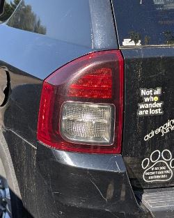 Used OEM LH Driver Side Taillight fits 2014-2017 Jeep Compass 5272909AB