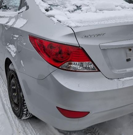 Used OEM LH Driver Side Taillight fits 2012-2014 Hyundai Accent 924011R010