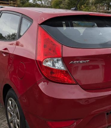 Used OEM LH Driver Side Taillight fits 2012-2017 Hyundai Accent 924011R210