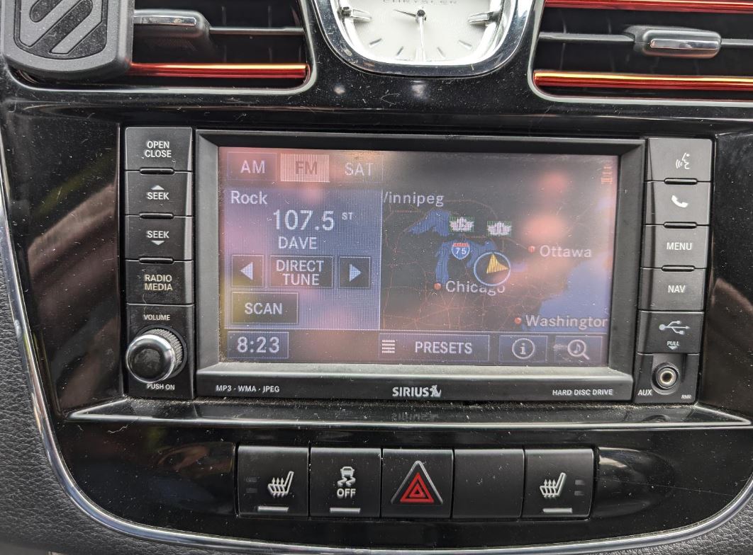 Used OEM A/V Equipment fits 2012-2014 Challenger 2011-2013 Avenger 2011-2013 Chrysler 200