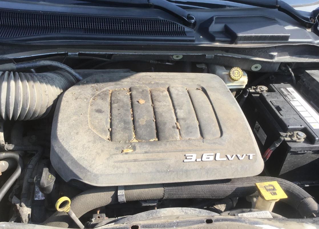 Used OEM Ac Compressor with rear Ac fits 2011-2020 Dodge Caravan, Town & Country