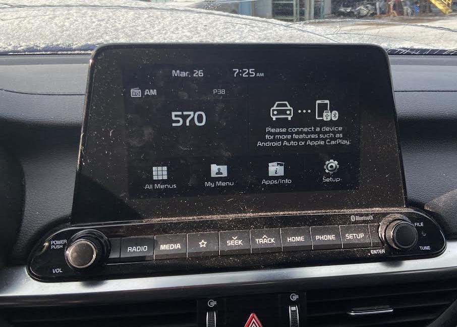 Used OEM A/V Receiver & Display for 2019-2021 Forte w/o Nav 96160M7060WK