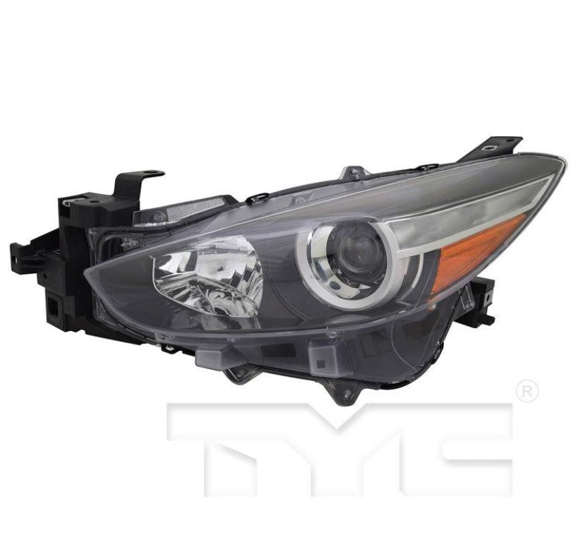 New Halogen Left Headlamps fits 2017-2018 Mazda 3 MA2518175, BABF510L0D, BACS510L0D