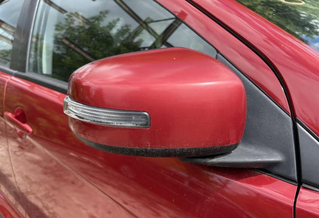 Used OEM RH Passenger Door Mirror w/signal fits 2015-2017 Mitsubishi Lancer 7632C368 7632C352BA