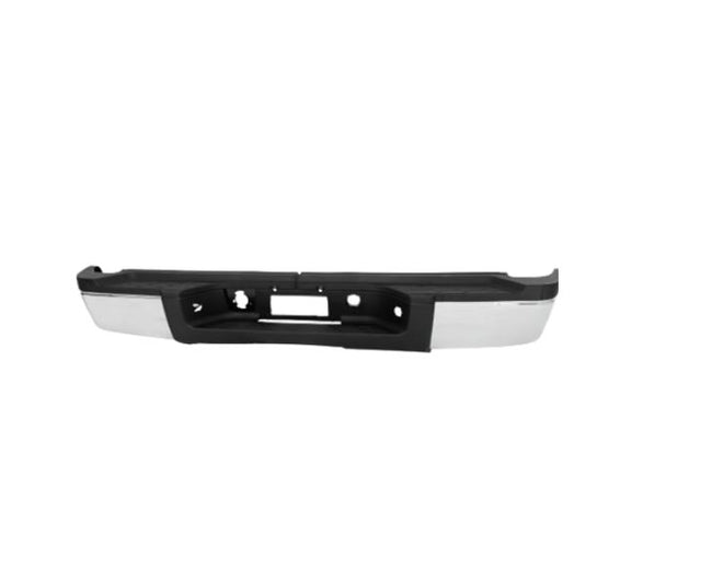 New Rear Chrome Bumper W/O Sensor fits 2011-2014 GMC Sierra 2500/3500; Chevrolet Silverado 2500/3500 GM 22932801