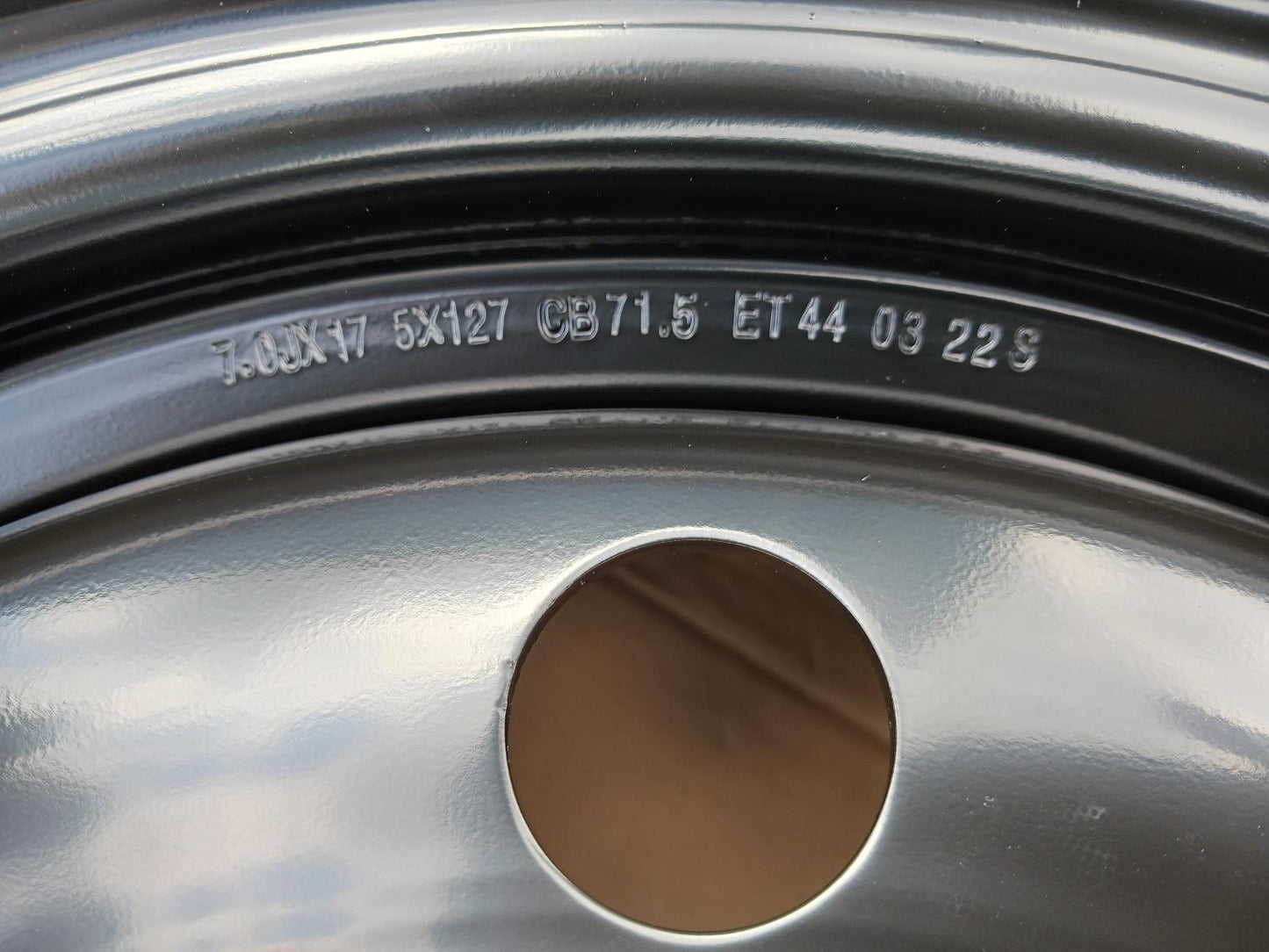 New Black Steel Wheels fit 2008-2020 Caravan Journey 17x7 04726431AA