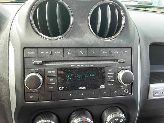Used OEM A/V Reciever w/o Satellite Radio fits 2013-2017 Jeep Patriot/Compass ID: REQ 5064949AJ