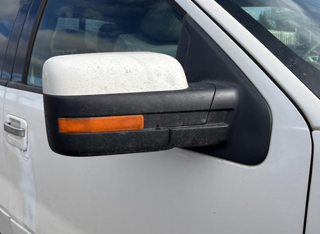 Used OEM R Door Mirror w/heat, w/power fits 2011-2014 Ford F150 pickup/Raptor BL3Z17682FAPTM