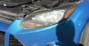 Used OEM LH Passenger Side Halogen Headlight fits 2012-2014 Ford Focus BM5Z13008M