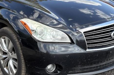 Used OEM RH Passenger Side Headlight fits 2012-2013 Infiniti M35, 2011-2013 Infiniti M37,  2012-2013 M56
