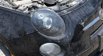 Used OEM RH Projector Halogen Headlight fits 2013-2019 Fiat 500 68172230AC