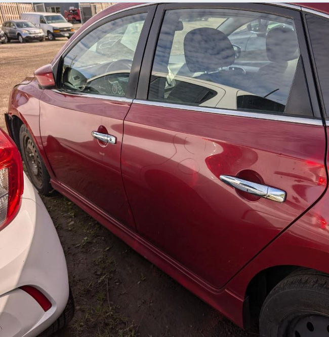 Used A-Grade OEM L Front Door fits 2013-2019 Nissan Sentra H01014AFMB