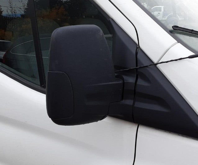 Used OEM RH Passenger side Door Mirror Power Non-Heated fits 2018-2019 Ford Transit 150/250/350 JK4Z17682CB