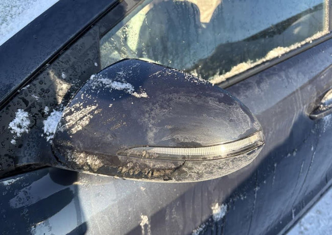 Used OEM LH Driver Door Mirror fits 2019-2020 Hyundai Elantra 87610F3530, 87610F2660