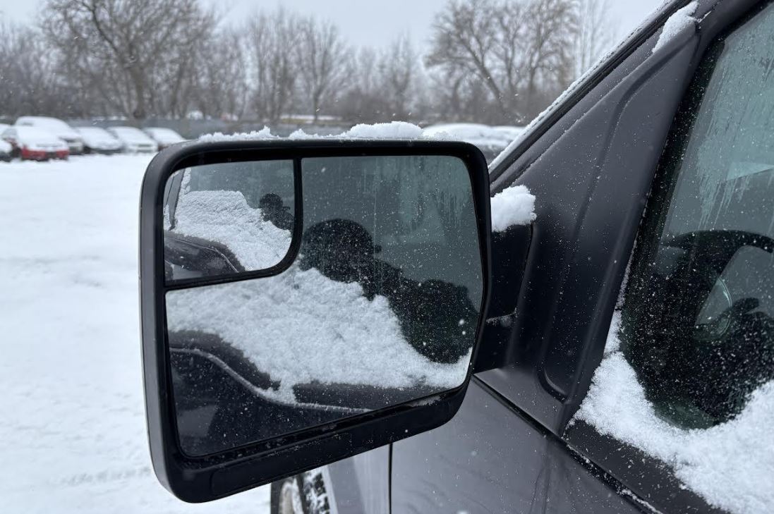 Used OEM LH Driver Door Mirror w/out heat fits 2011-2014 Ford F150 Pickup/Raptor BL3Z17683BA