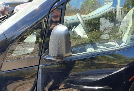Used OEM LH Door Manual Moulded Mirror fits 2015-2015 Chevrolet City Express 19317311