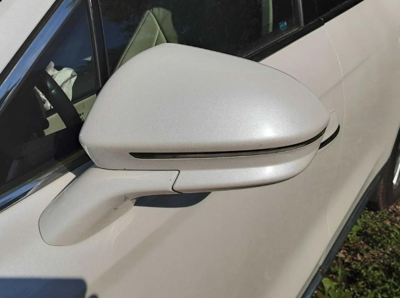 Used OEM LH Driver Heated Door Mirror w/blind spot alert, camera, w/o black label package fits 2016-2018 Lincoln MKX FA1Z17683DCPTM