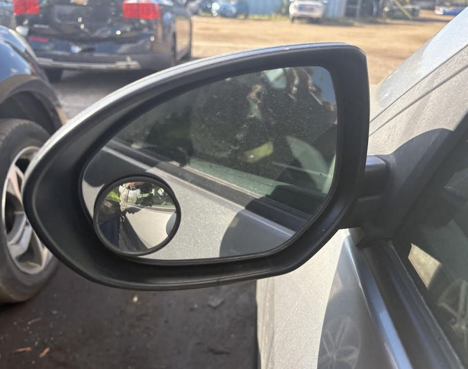 Used OEM LH Side Door Mirror heated w/o signal fits 2010-2011 Mazda 3,w/o blind spot, heated, w/o signal 2012-2013 Mazda 3