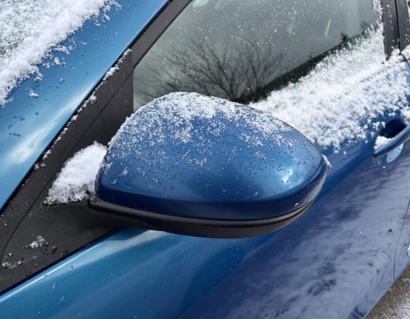 Used OEM LH Driver Door Mirror w/o blind spot alert, w/o signal fits 2010-2013 Mazda 3 BBM26918ZL GS1E691N708