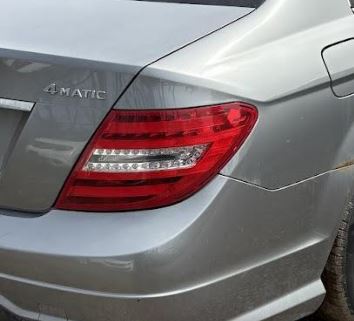 Used OEM RH Passenger Side Taillight fits 2012-2015 Mercedes C-Class 2049060703