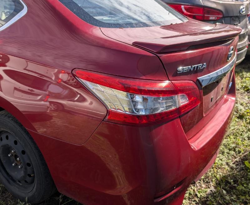 Used OEM LH Driver Side Taillight fits 2013-2015 Nissan Sentra 265553SG0A
