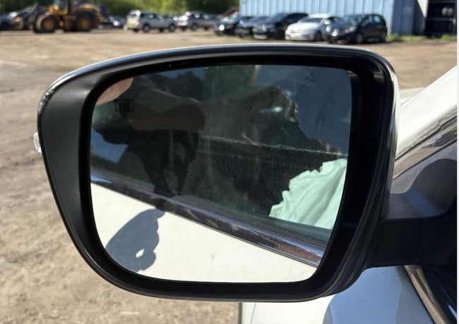 Used OEM LH Driver Door Mirror heated w/o camera fits 2014-2020 Nissan Rogue 963029TB3C 963744BA0A