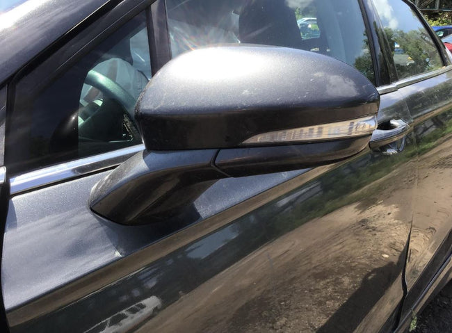 Used OEM LH Driver Door Mirror w/o blind spot alert, w/turn signal fits 2015-2017 Ford Fusion