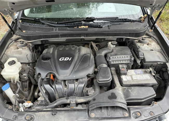 Used OEM Starter Motor fits 2012-2014 Optima, 2010-2014 Santa Fe, 2008-2014 Sonata, 2011--2013 Sorento 361002G100