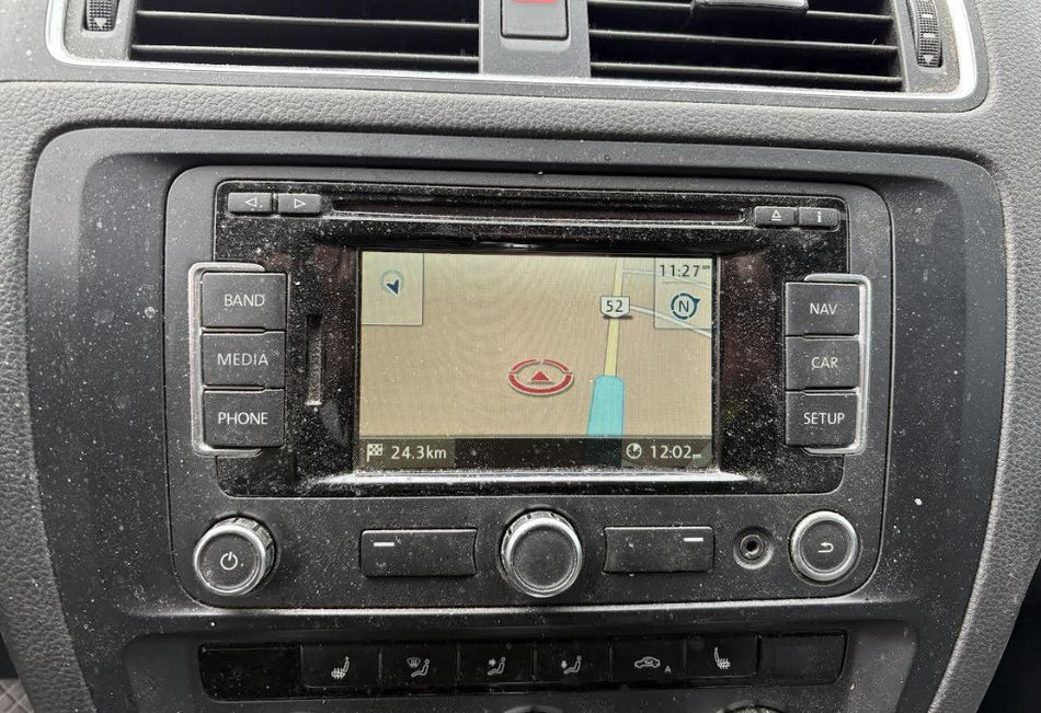 Used OEM A/V Equipment with Navigation fits 2013-2017 VW Jetta/Jetta GLI 5C0035274B