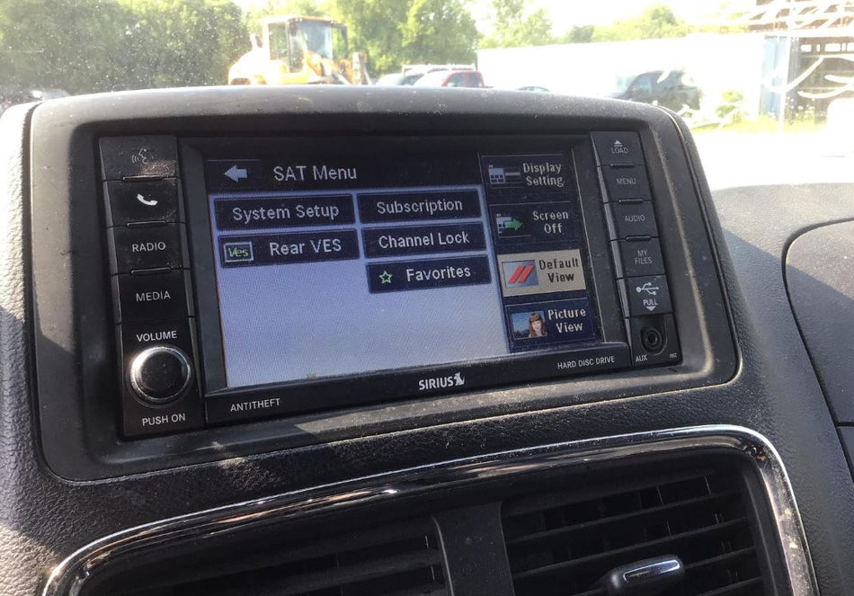 Équipement audiovisuel OEM d'occasion pour Town &amp; Country 2012-2016 et Caravan 2012-2020 68485776AA