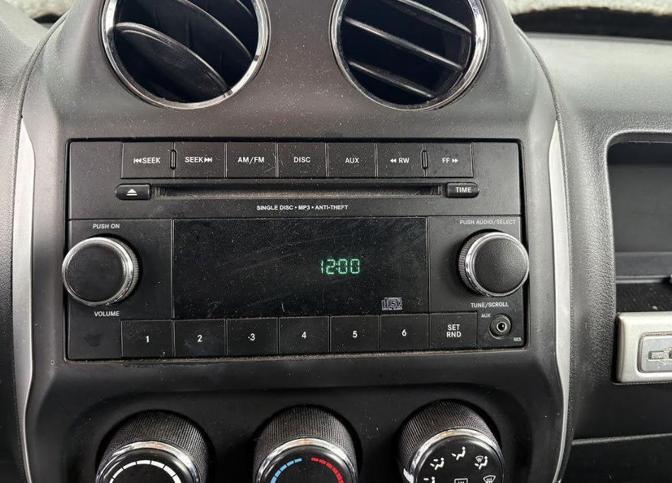 Used OEM A/V Equipment fits Dodge 2012-2014 Challenger, 2012-2017 Compass, 2012-2017 Patriot, 2013-2014 Avenger, 2012-2014 Chrysler 200