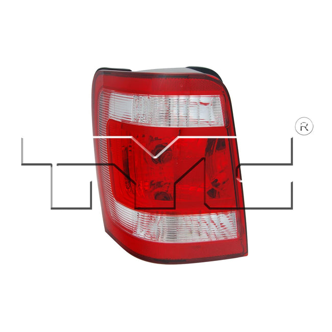 2008-2012 Ford Escape New LH Driver Side Taillight 