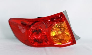 New LH Driver Side Taillight W/ HARNESS fits 2009 - 2010 Toyota Corolla 8156002460 TO2800175