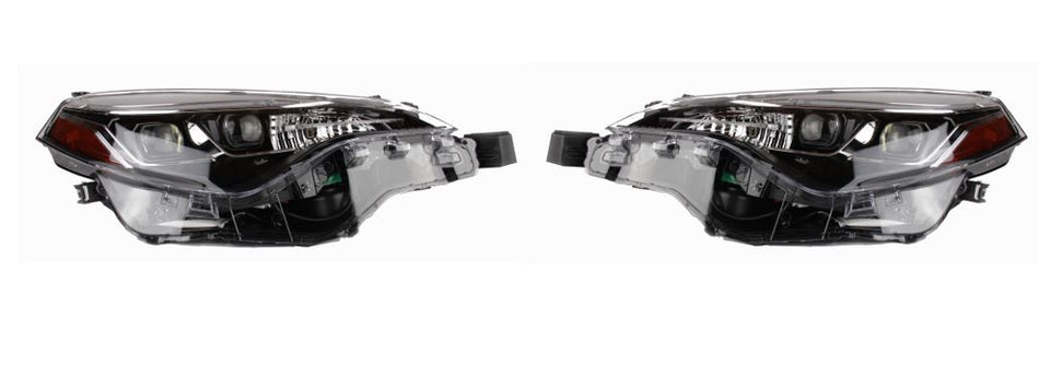 Phares avant multi-LED (droite et gauche) neufs (paire) pour Toyota Corolla 2017-2019 : 8115002M90, 8111002M90 TO2503250, TO2502250