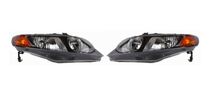 2006-2008 Honda Civic Sedan New LH & RH Driver Headlight